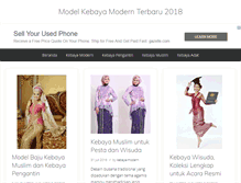 Tablet Screenshot of modelkebayamodern.com